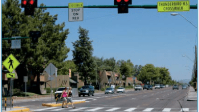 Pedestrian activated crossing signal