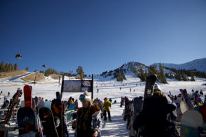 Mammoth Mountain Crowded