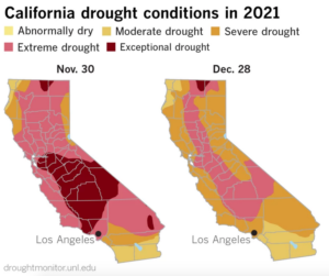 Relief from the Drought: California Water Levels Rise 1 California Drought 2021/2022
