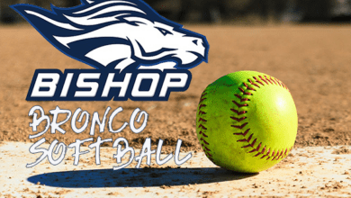 bishop broncos bronco softball