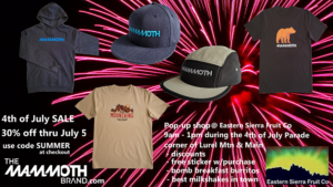 4th of July 2022 Sale Mammoth Lakes