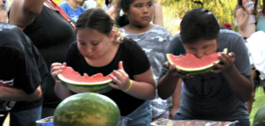 watermelon eating