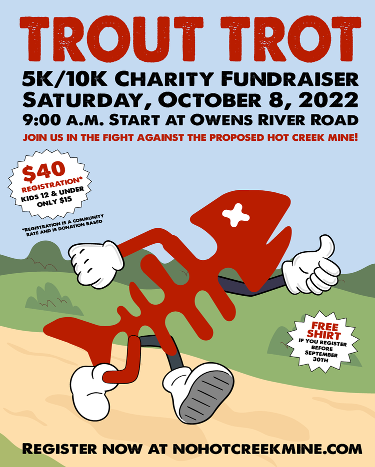 No Hot Creek Mine 5K/10K Run Volunteer Signup Sheet 5 Trout Trot Insta Portrait