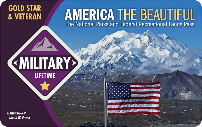 Veterans now eligible for free lifetime federal lands pass; Everyone has free entrance to Death Valley National Park on Nov. 11 5 2023 Military Lifetime Pass front