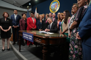 Newsom Signs Budget Infrastructure Bills 2023 300x200 1