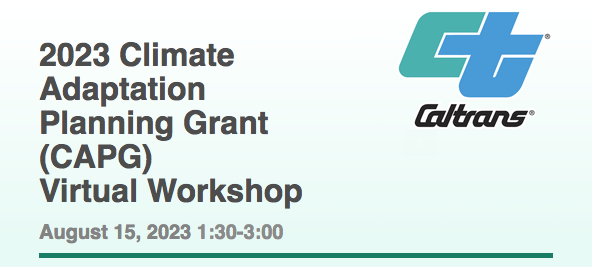 2023 Climate Adaptation Planning Grant (CAPG) Virtual Workshop 5 Screen Shot 2023 07 27 at 9.18.34 AM