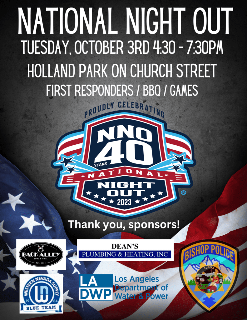 National Night Out bishop police