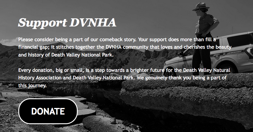 Death Valley Natural History Association: We Need Your Help! 5 death valley