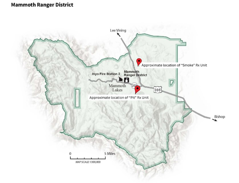 Fall prescribed burning commences on Inyo National Forest 2 inyo national forest prescribed burning