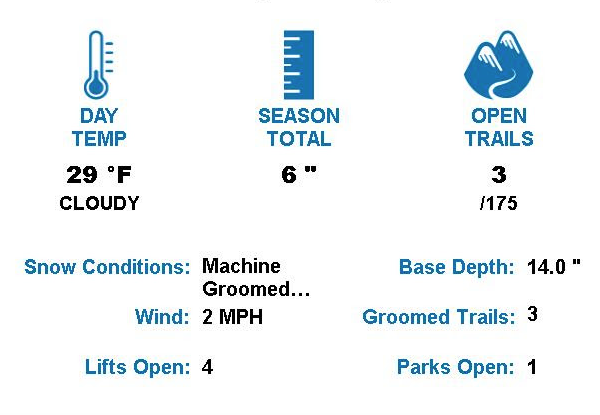 mammoth mountain snow