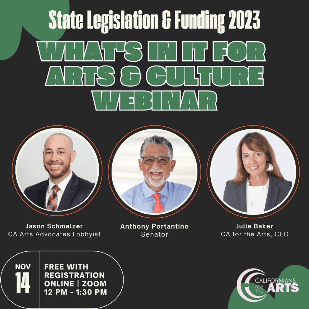 Californians for the Arts Newsletter 3 california arts advocates
