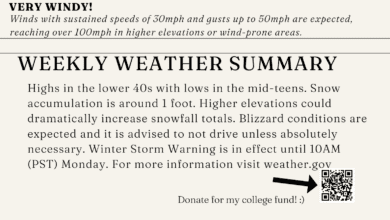 mammoth weekly weather