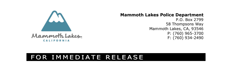 mammoth lakes police 