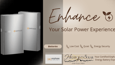 Highpoint Solar and Electric can Enhance Your Solar Power System with Enphase Encharge Batteries! 8 highpoint solar