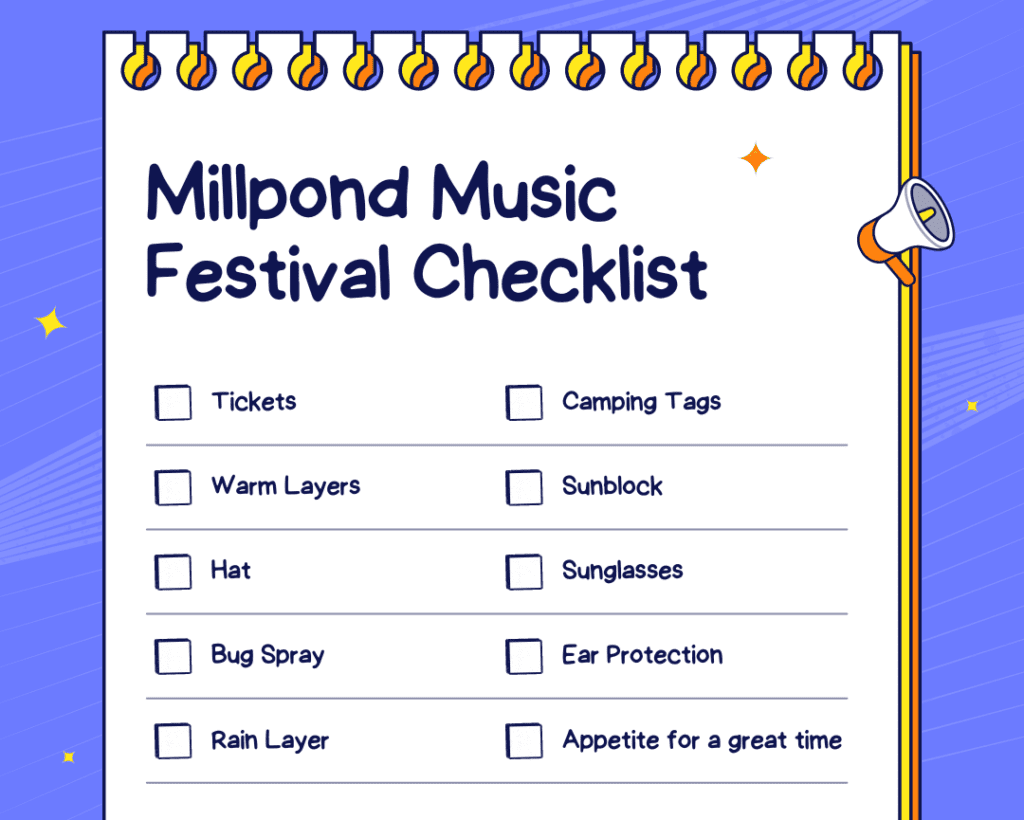 We'll See You at Millpond This Weekend! 3 millpond