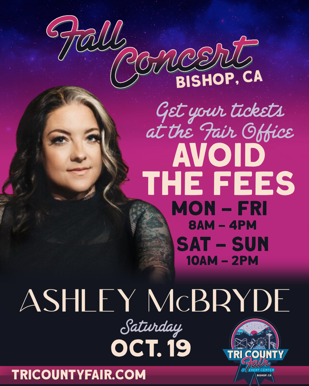 tri-county fairgrounds ashley mcbryde