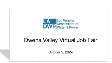 ladwp owens valley job fair