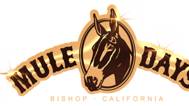55th Annual Bishop Mule Days Celebration 8 mule days 2019 logo