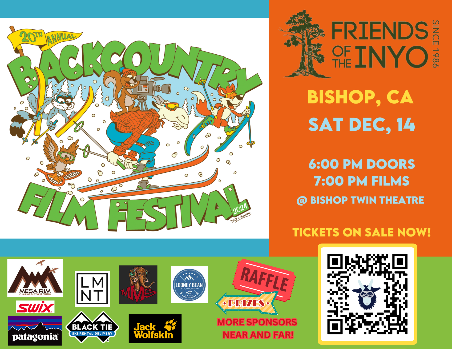 20th Annual Backcountry Film Festival 1 backcountry film festival friends of the inyo