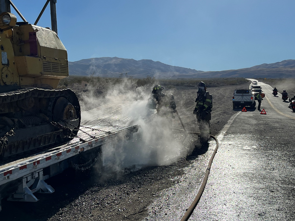 Death Valley Natural History Association January e-Newsletter 3 death valley ca-190 fire