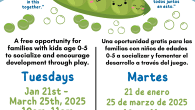 Bridgeport Parent/Child Peapod Group: Tuesdays 7 bridgeport peapod first 5 mono county
