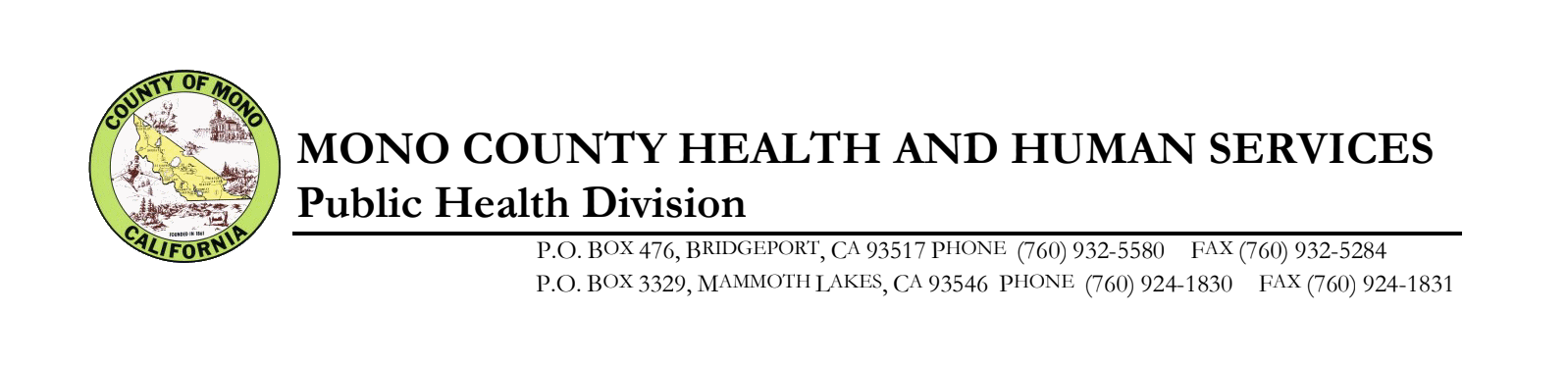 mono county health and human services