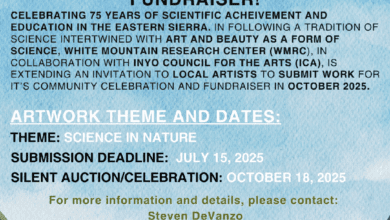 Call For Artists: White Mountain Research Center Fundraiser 9 white mountain research center