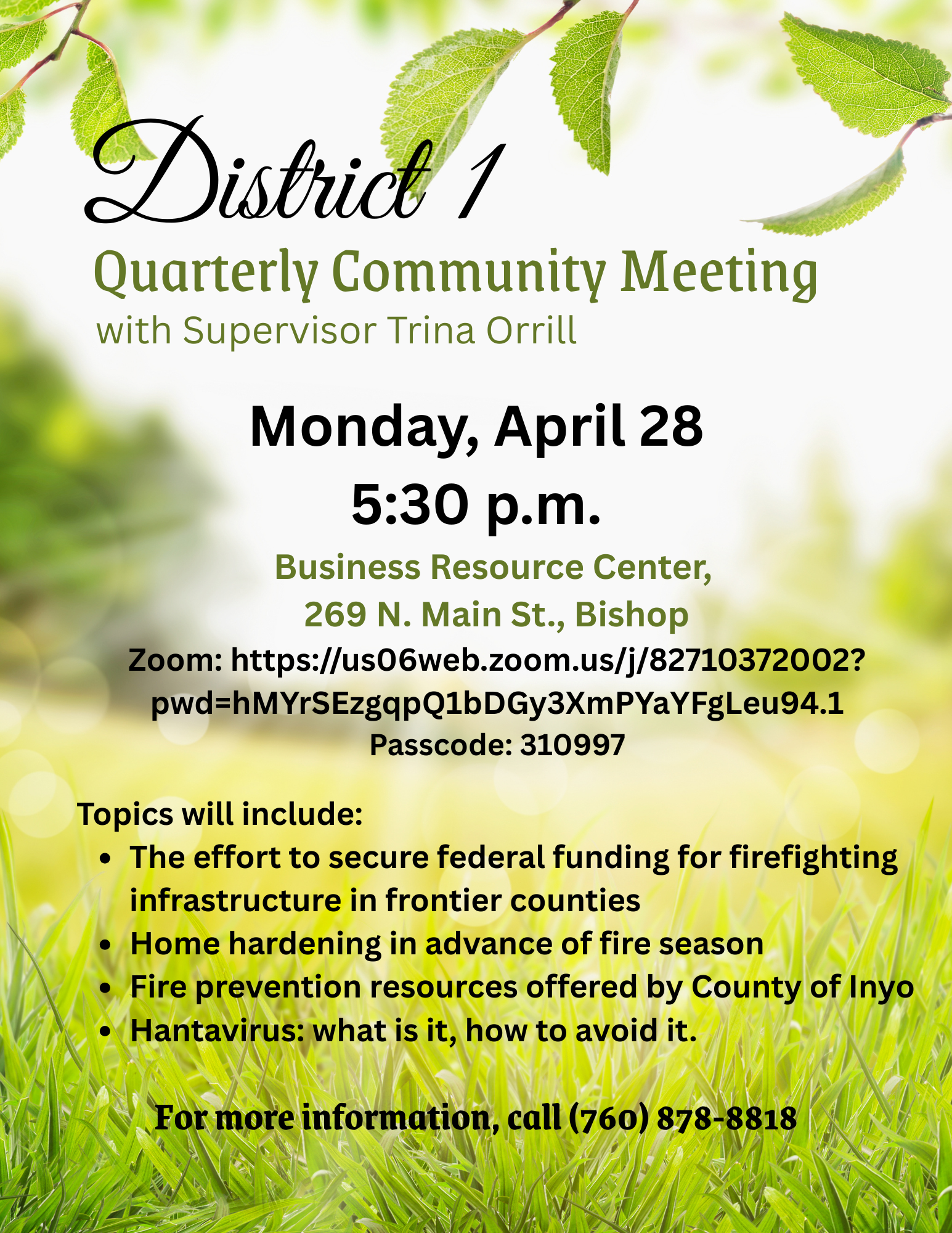 inyo county district 1