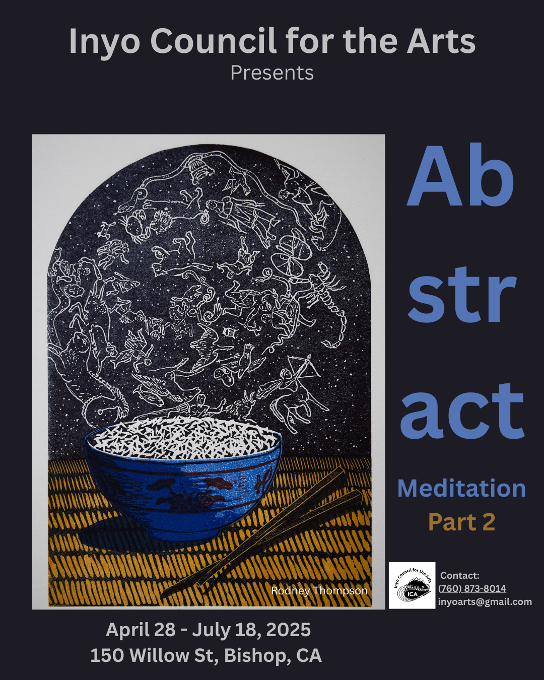 inyo council for the arts abstract meditation