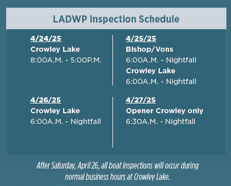 ladwp crowley lake boat inspections