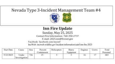 Inn Fire Update: Sunday, May 25, 2025 14 inn fire