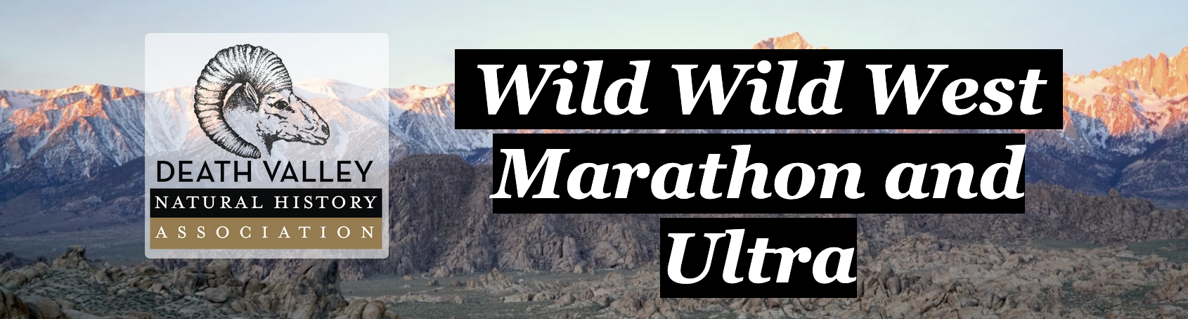 Wild Wild West Marathon and Ultra