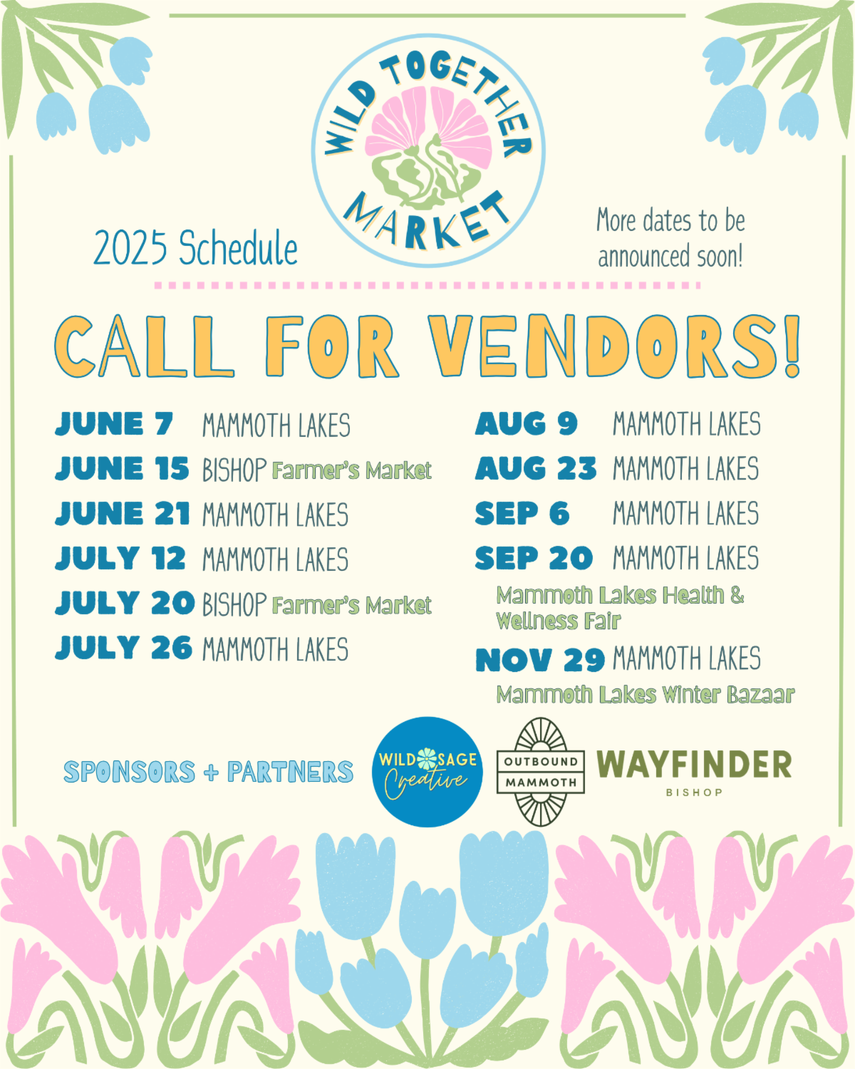 Wild Together Market: Call for Vendors 1 wild together market
