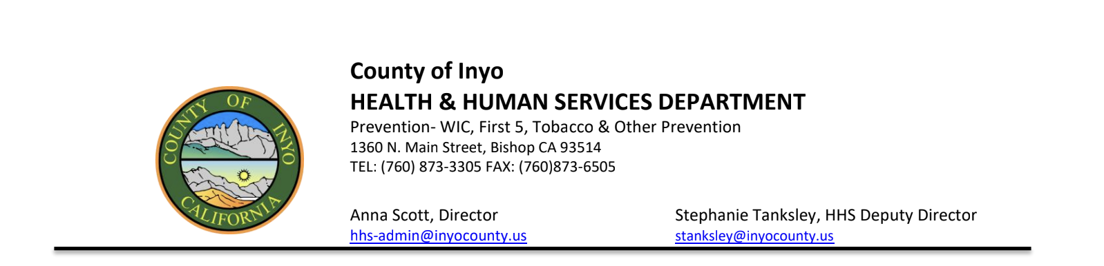 inyo county health and human services