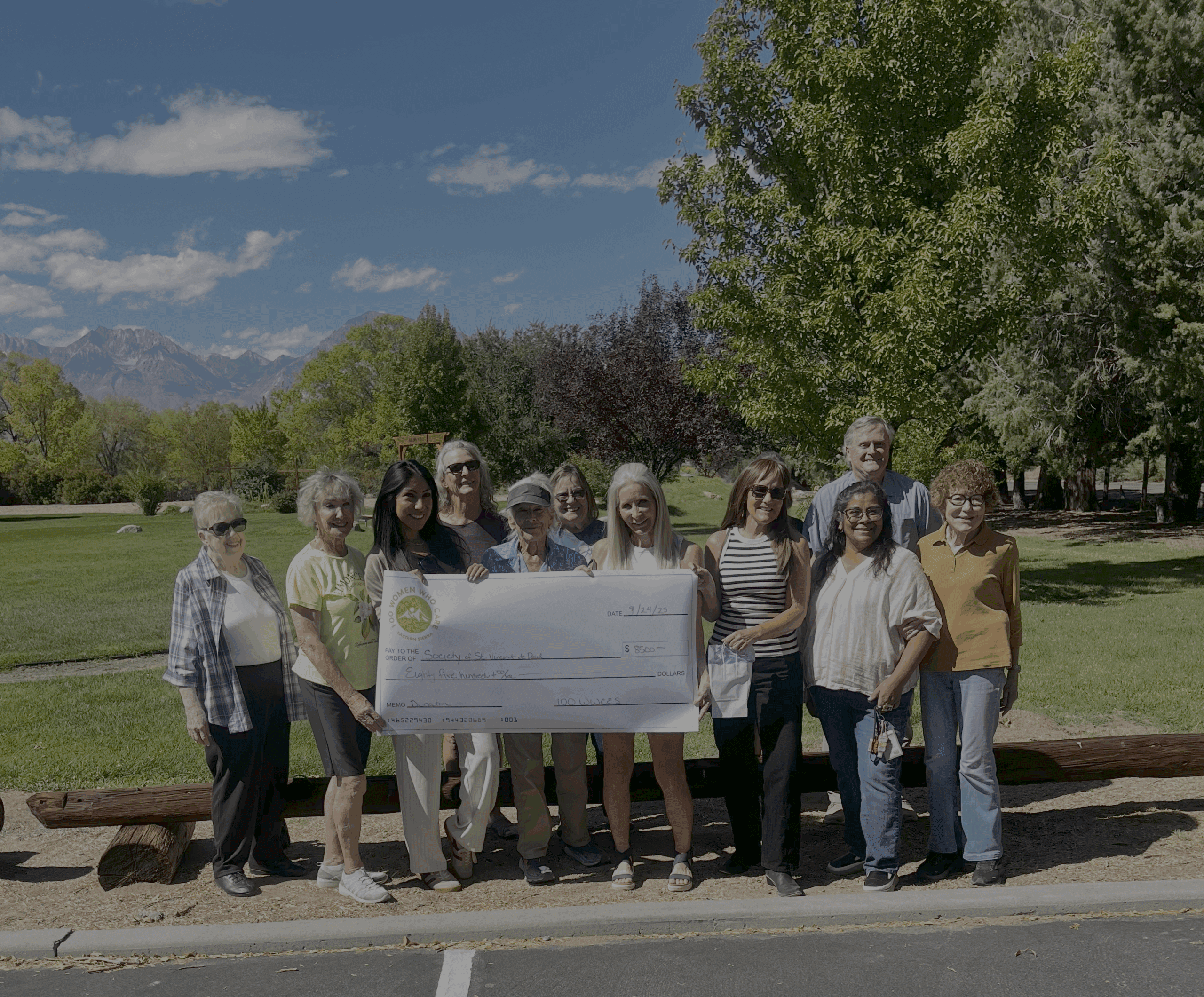 100 women who care eastern sierra Society of St. Vincent de Paul
