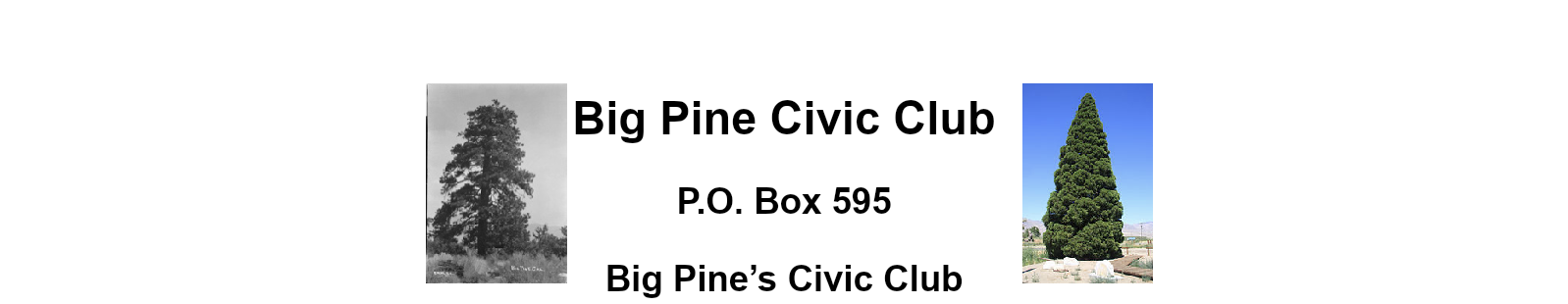 big pine civic club
