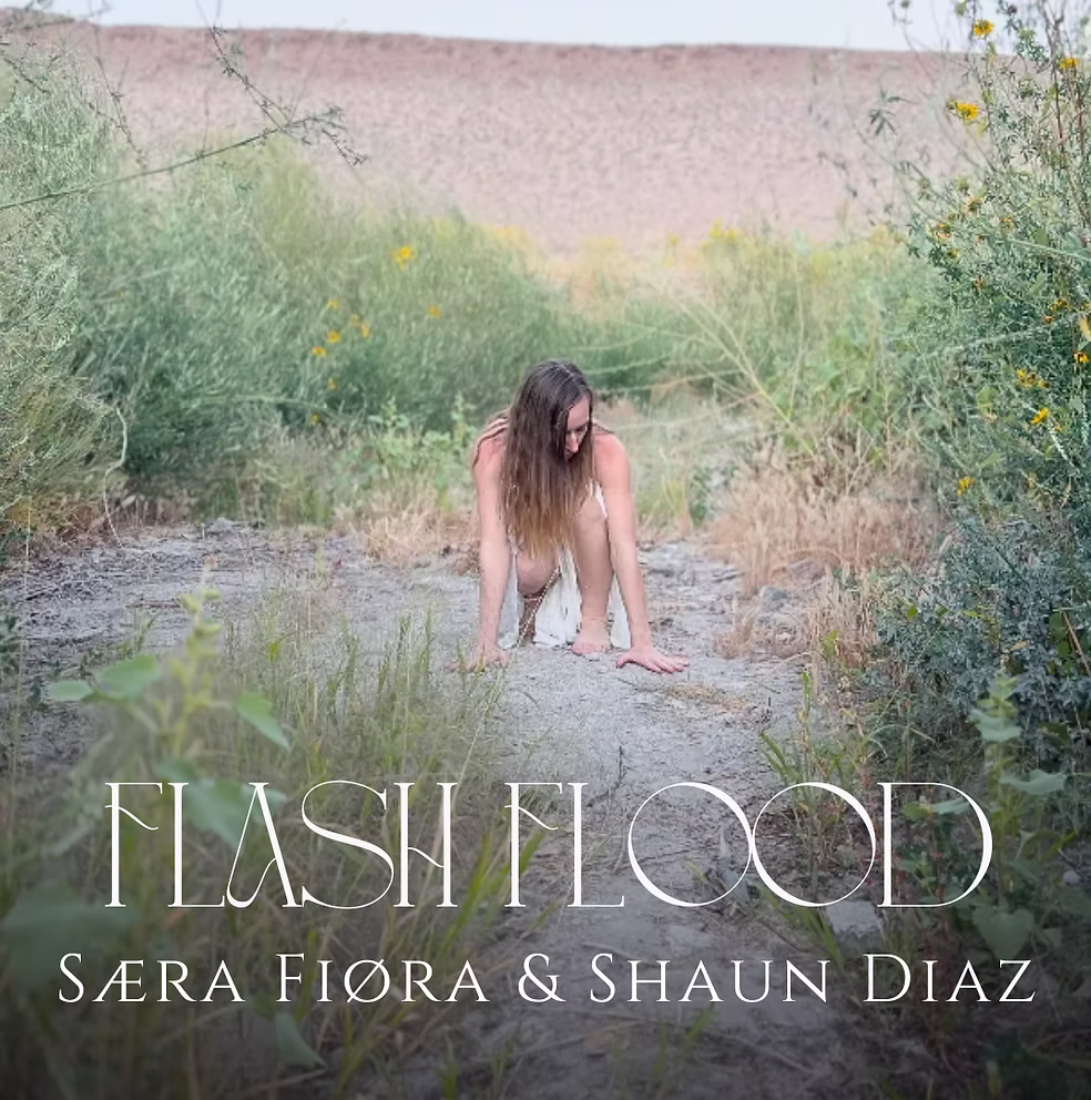 “Flash Flood” — New Atmospheric Folk Single by Særa Fiøra and Shaun Díaz 1 flash flood saera fiora shaun diaz