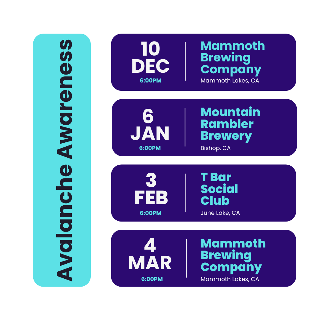 Avalanche Awareness December 10! 4 avalanche