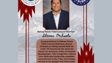 Bishop Paiute Tribal Council Chairman Steven Orihuela Named 2026 40 Under 40 Honoree by National Center for American Indian Enterprise Development 5 bishop paiute tribe