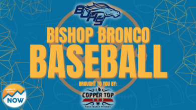 Bishop Broncos Varsity Baseball Get Win 16-2 Over Mammoth 7 bishop bronco baseball