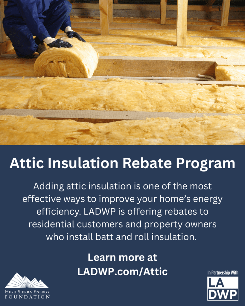 LADWP Customers Eligible for Attic Insulation Rebate Program Eastern ...