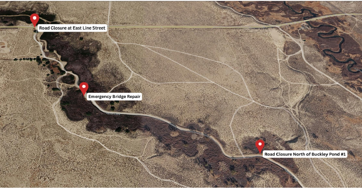 Temporary Closure: Rawson Canal Road 3 ladwp rawson road