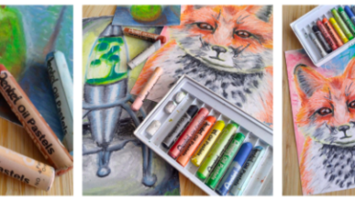 draw oil pastel