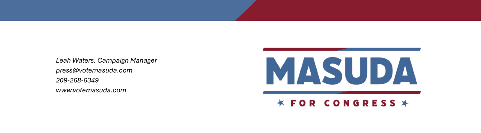 Michael Masuda Advances to Challenge McClintock in the General 1 michael masuda