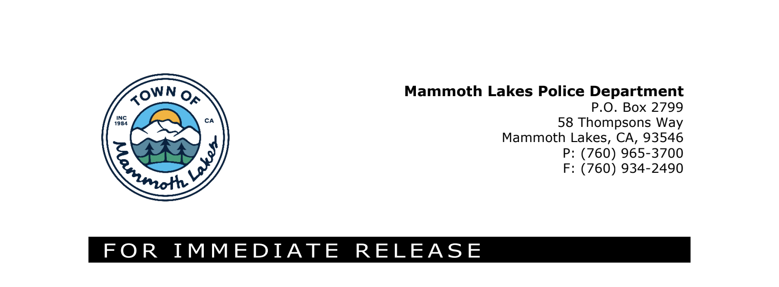 Bear Captured by California Department of Fish and Wildlife After Dog-Bear Encounter Leads to Two People Being Injured 1 mammoth lakes police