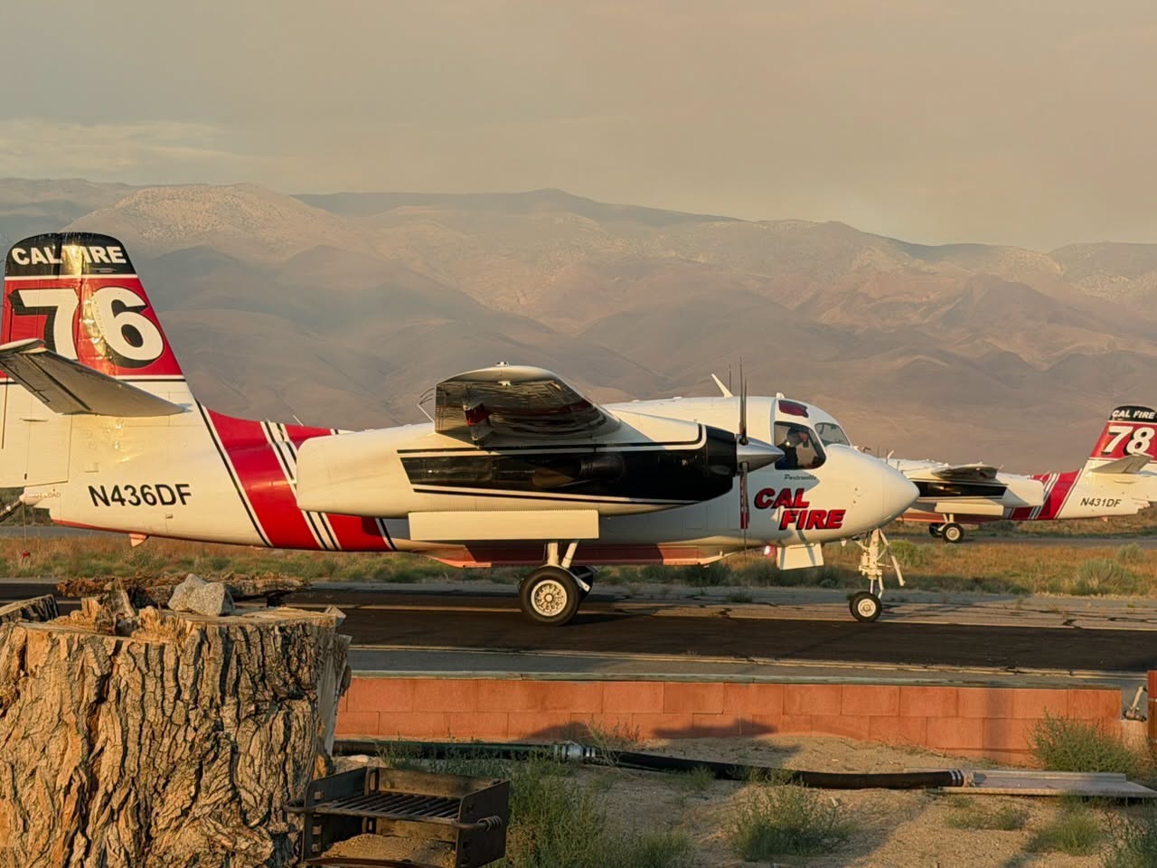Rock Fire Burning Along U.S. Highway 395 Near Aberdeen 6 rock fire