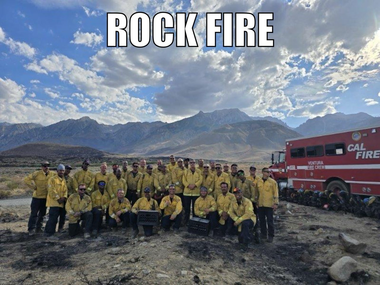 Community Steps Up as Firefighters Battle the Rock Fire; Copper Top BBQ Gives Back 1 rock fire