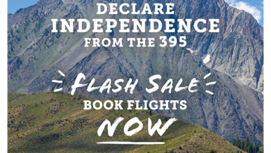 Advanced Air Flash Sale: Celebrate 250 Years of America in Mammoth Lakes 16 mammoth