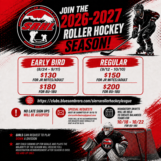 sierra roller hockey league