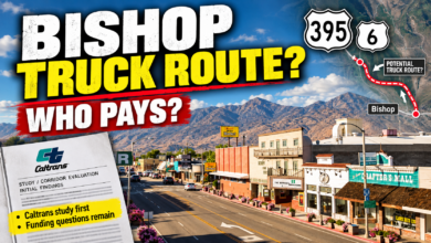 Caltrans Letter Outlines First Steps, Funding Questions for Potential Bishop Truck Route 8 bishop caltrans